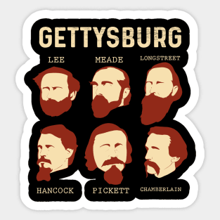 Gettysburg American Civil War Reenactment Reenactor Sticker